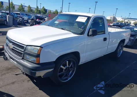 2006 Chevrolet Silverado 1500 Work Truck из США, поврежденный, VIN 3GCEC14XX6G268035